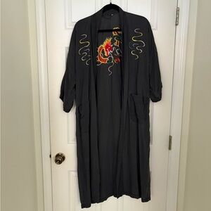 Embroidered Dragon Kimono Jacket